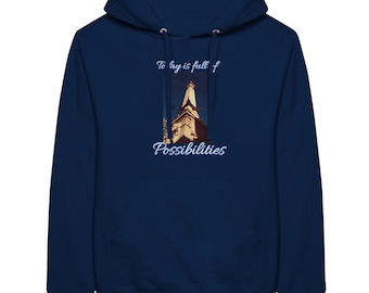 Today is full of possibilities with God all things are possible Premium Unisex Pullover Hoodie