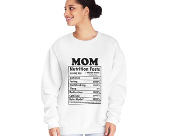 Mom 100 percent great Mama mother day gift Unisex NuBlend® Crewneck Sweatshirt, mama, mother, mom, gift