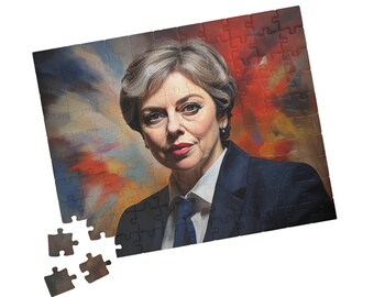 Theresa May - Resilience in Leadership - Theresa May Impressionist Puzzle