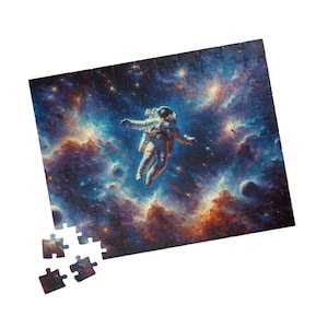 Free-Flying in Space - Cosmic Ballet - Impressionist Puzzle