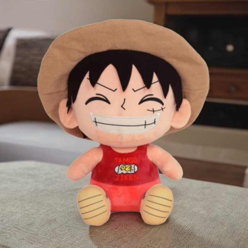 Peluche One Piece Ace - Pose Assise, 7 Pouces (environ 18 Cm), Neuf, Great Eastern