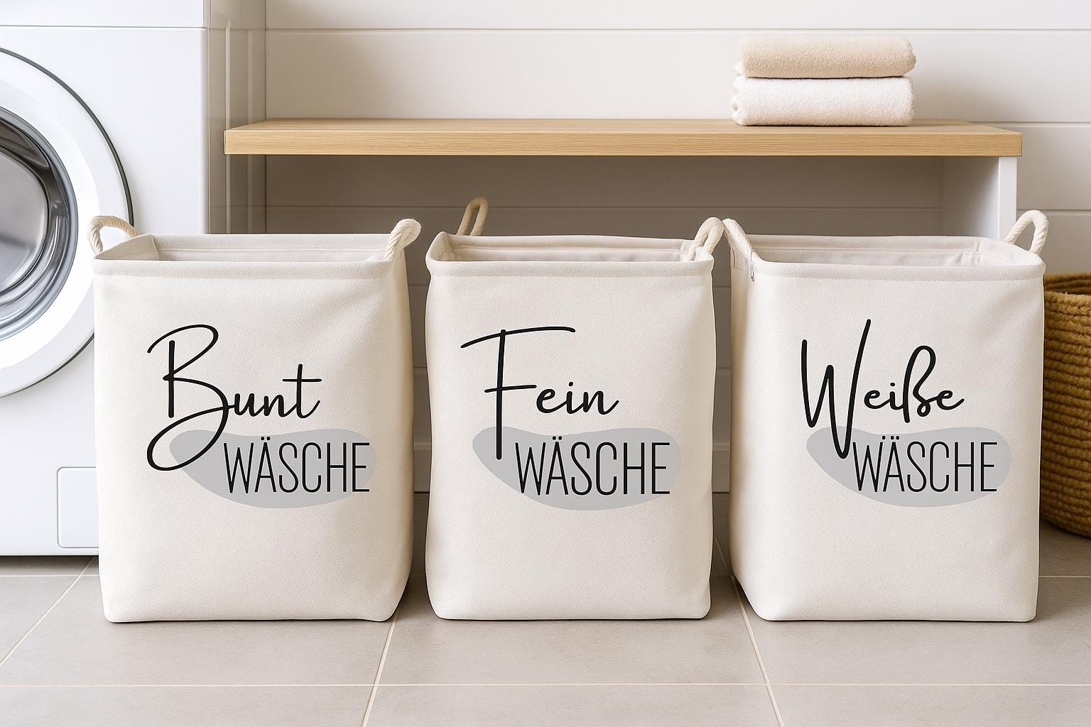 Laundry Label SVG Bundle – Plotter Files for Colored Laundry, Delicates ...