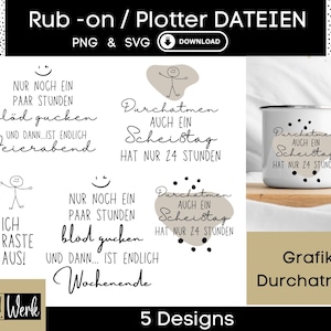 Refranes divertidos Día de mierda para tazas, gráfico de camiseta SVG, archivo de trazador para Cricut Silhouette, descargar gráfico PNG