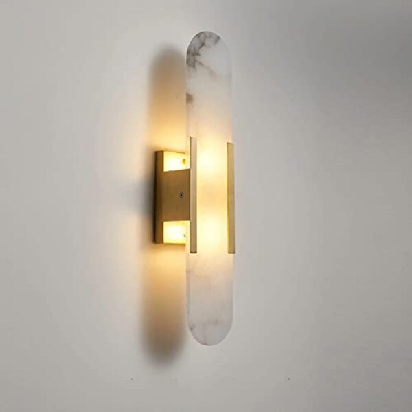 marble sconce - marble lighting - vintage design - Wall Lamp - Nordic Decoration - Wall Lighting Fixture - living room light - bedroom light