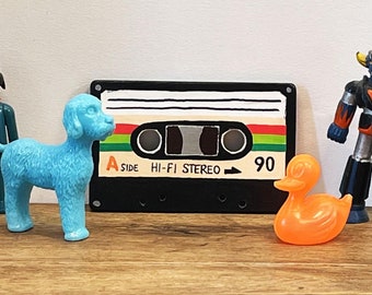 Decorative vintage cassette. Vintage audio tape.