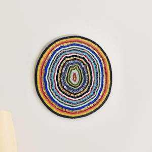 Multicolor mosaic painting / decoration. Nelson&#39;s life. Art mosaic.