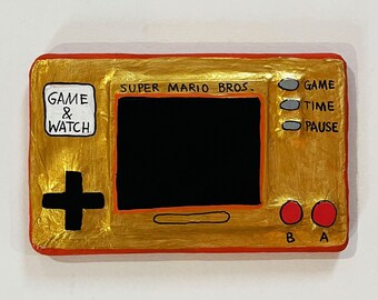 Super Mario Bros YM-105 Game & Watch Box Manual and Tray - NO GAME