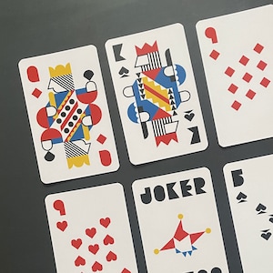 Set mit 54 Designerkarten