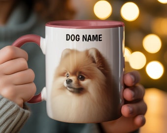 Personalisierte Pommern Tasse: Individuelle Hunde Name Kaffeetasse