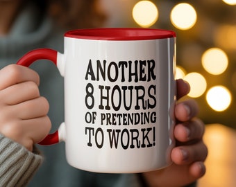 Lustige Büro-Tasse: Sarkastische Arbeit Humor Kaffeetasse
