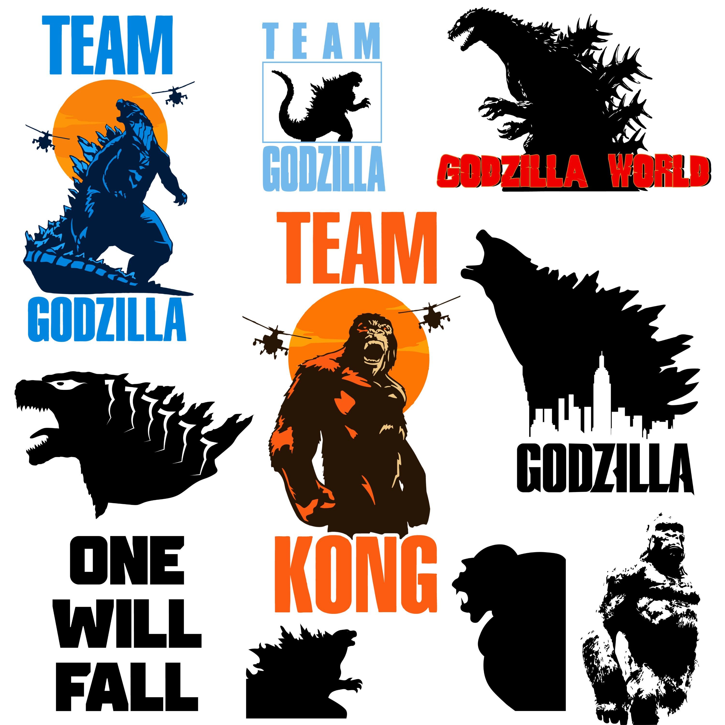 Godzilla Svg Bundle, Godzilla Silhouette, Godzilla Clipart, Godzilla ...