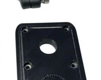 22mm Clamp Base for GPS. Compatible with Gamin, Carpuride, etc. Various hole sizes available. Choose yours!