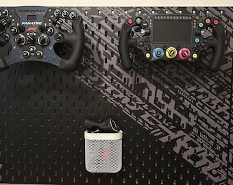 FANATEC QR2 and QR1 Steering Wheel Stand for wall or Skadis Steering Wheel Support for Wall or Ikea Skadis
