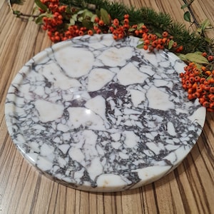 Calacatta Viola Marble Tray, Customizable Marble Tray, Modern Jewelry Tray, Bathroom Tray, Marble Serving Plate, Marble Serving Tray