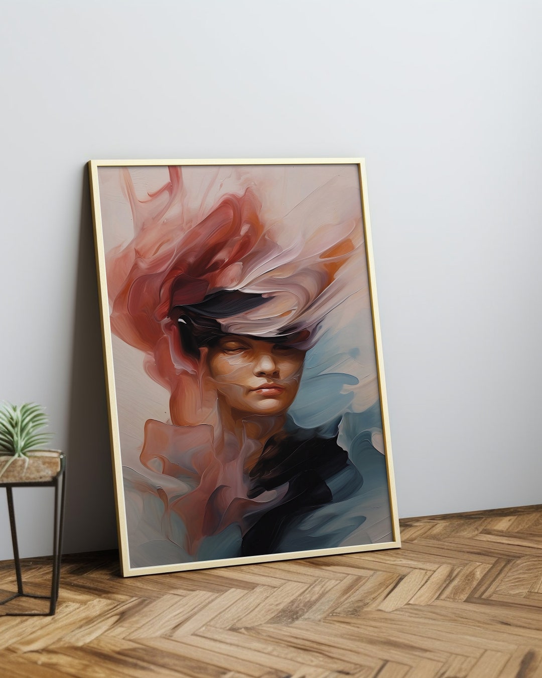 Abstract Woman Wall Art | Woman Portrait Painting | Female Figure Oil ...