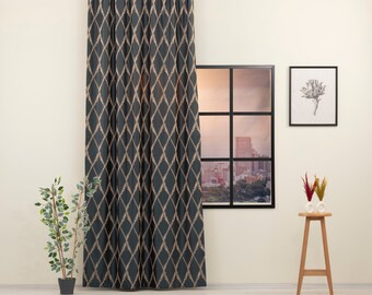 Decorative Modern Striped Home Curtain, Living Room Curtain, Luxury Living Room Curtains, 5 Color Curtains, Home Decor