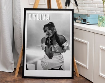 Ayliva Poster Canvas - Ayliva in Liebe Tour 2024 Muziekposter Deutsch Musik Wall Art