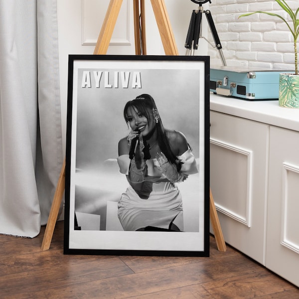 Ayliva Poster Canvas - Ayliva in Liebe Tour 2024 Music Poster Deutsch Musik Wall Art