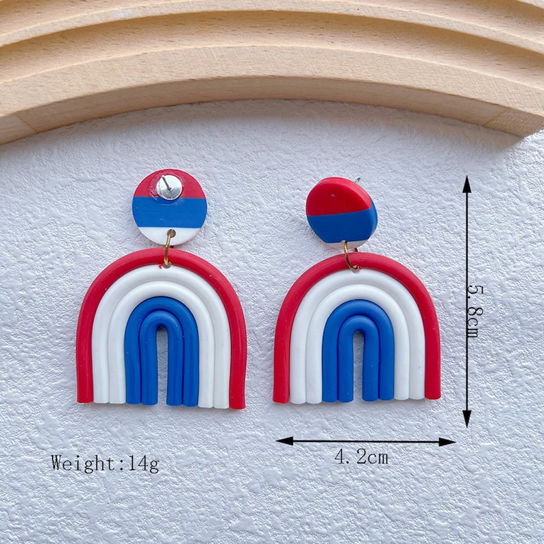 Fourth Of July Earrings For Women Cody Sanderson Six Pointed Fourth Of July Earrings For Women Cody Sanderson Six Pointed