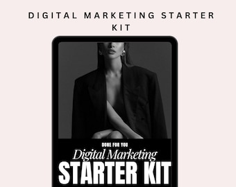 Kit de démarrage pour le marketing numérique | Guide du marketing numérique | MRR | DPP | Comment vendre en ligne | Produit numérique | Droits de revente | Comment guider
