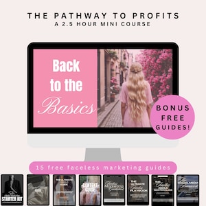 Back to the Basics course | Digital Marketing | Master Resell Rights and PLR | DFY Mini Course | MRR course | Faceless Marketing
