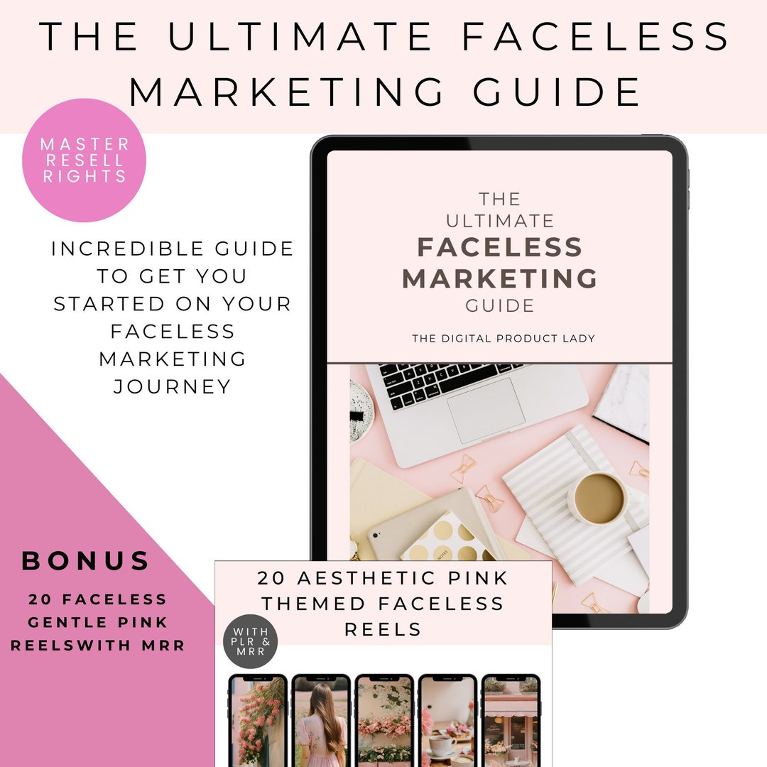 Faceless Digital Marketing Guide With Master Resell Rights | MRR ...