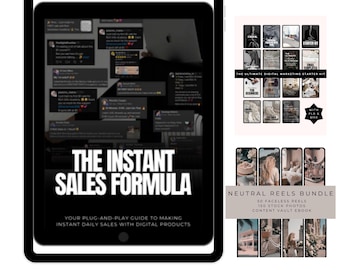 The Instant SalesFormel, Digitaler Marketingführer, gesichtsloses Marketing, Verkaufen in sozialen Medien