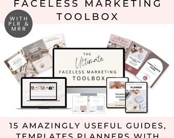 Pack de marketing numérique sans visage | Droits principaux de revente | Vidéos Instagram sans visage | Fait pour vous Produits numériques | Droits de marque privée