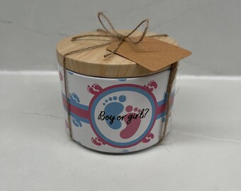 Candles for Gifting- Soya wood wick candle for baby showers, gender reveal parties