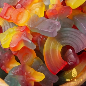 Pride Gummies Large Pack | Gay Pride Gummy Bear Candy | Pride Party Treats | Unicorn Jelly Sweets | Rainbow Candy | Love gummies