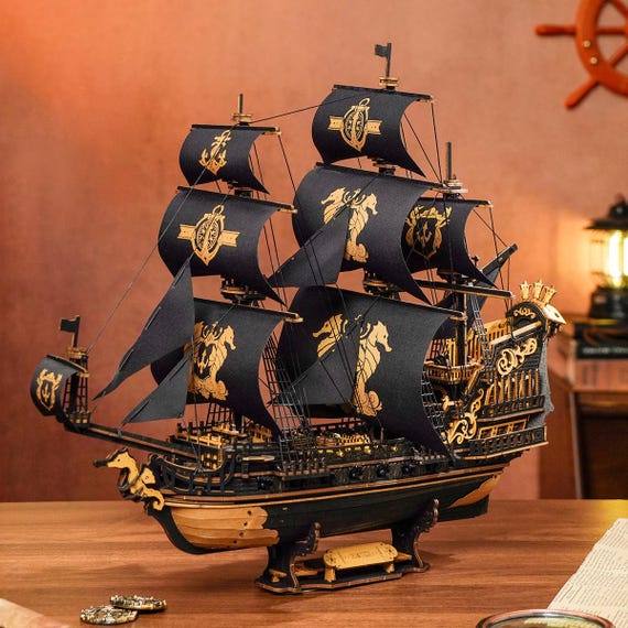 Puzzle 3D Barco Santa María - 130 Piezas De Cartón Espuma - Maqueta Fácil De Montar Sin Herramientas - Ideal Para Adultos Y Niños