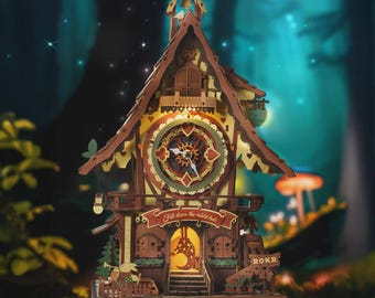 VINTAGE Swiss Romance Cuckoo Clock 2708 Der Frohliche Wanderer
