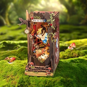 Book nook shelf insert alice in wonderland - Etsy 日本