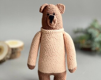 Toy Teddy Bear | Amigurumi Bear | Knitted Toy | Crochet Bear