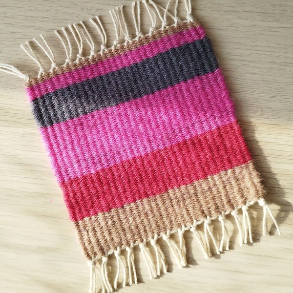 Handwoven Coaster - Etsy