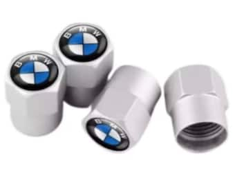 Beema Dust Valve Caps Universal Fitting For all Cars and Bikes - Set of 4 in Chrome