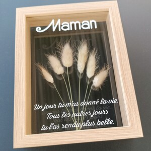 Dried flower frame Mom image 4