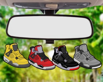 Sneaker Car Air Freshener 3-Pack: Lemon Thunder Scent