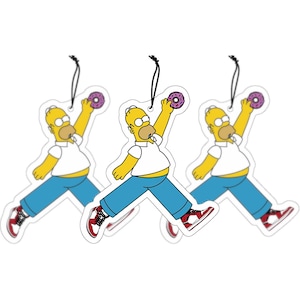 Air Homer Car Air Fresheners | 3 Pack | Strawberry Donut Scent | Cartoon Car Decor, Stylish Odor Neutralizer, Ideal Gift for Men and Women