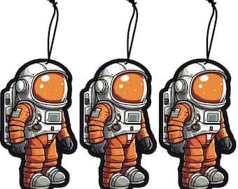 Astro Man Car Air Freshener 3-Pack: Black Ice Scent