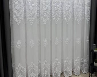 Cortinas transparentes de bambú perfectas para un espacio acogedor. Tamaños personalizados disponibles. Cortinas transparentes con elegante bordado.