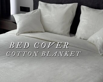 Juego de colcha y alfombra artesanal para dormitorio, regalo perfecto para el hogar, tamaños personalizados disponibles, belleza natural.