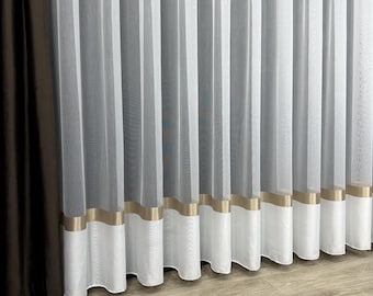 Cortinas de poliéster con ojales, estilo bohemio chic, estilo vintage, elegantes detalles bordados, cortinas de lujo, cortinas florales transparentes.