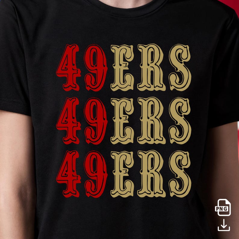Niners Letters 49ers, Niners, San Francisco, Jersey, PNG Clipart, DTF Transfer ...