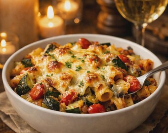 Pasta al forno con verdure, PDF, Download digitale, Ricetta
