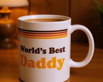 Retro 70s Dad Mug | Ceramic Mug | Birthday Gift | Father's Day