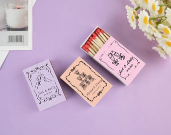Personalized Matchboxes, Wedding Matchboxes, Martini Matchboxes, Party & Wedding Favors, Customized Celebration Decor