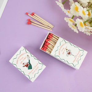 Have Yourself A Merry Pittle Cacktail Streichholzschachtel, festliche Hochzeit Party Streichhölzer, festliche Weihnachtsbaum Streichhölzer, einzigartige Weihnachtsgeschenke