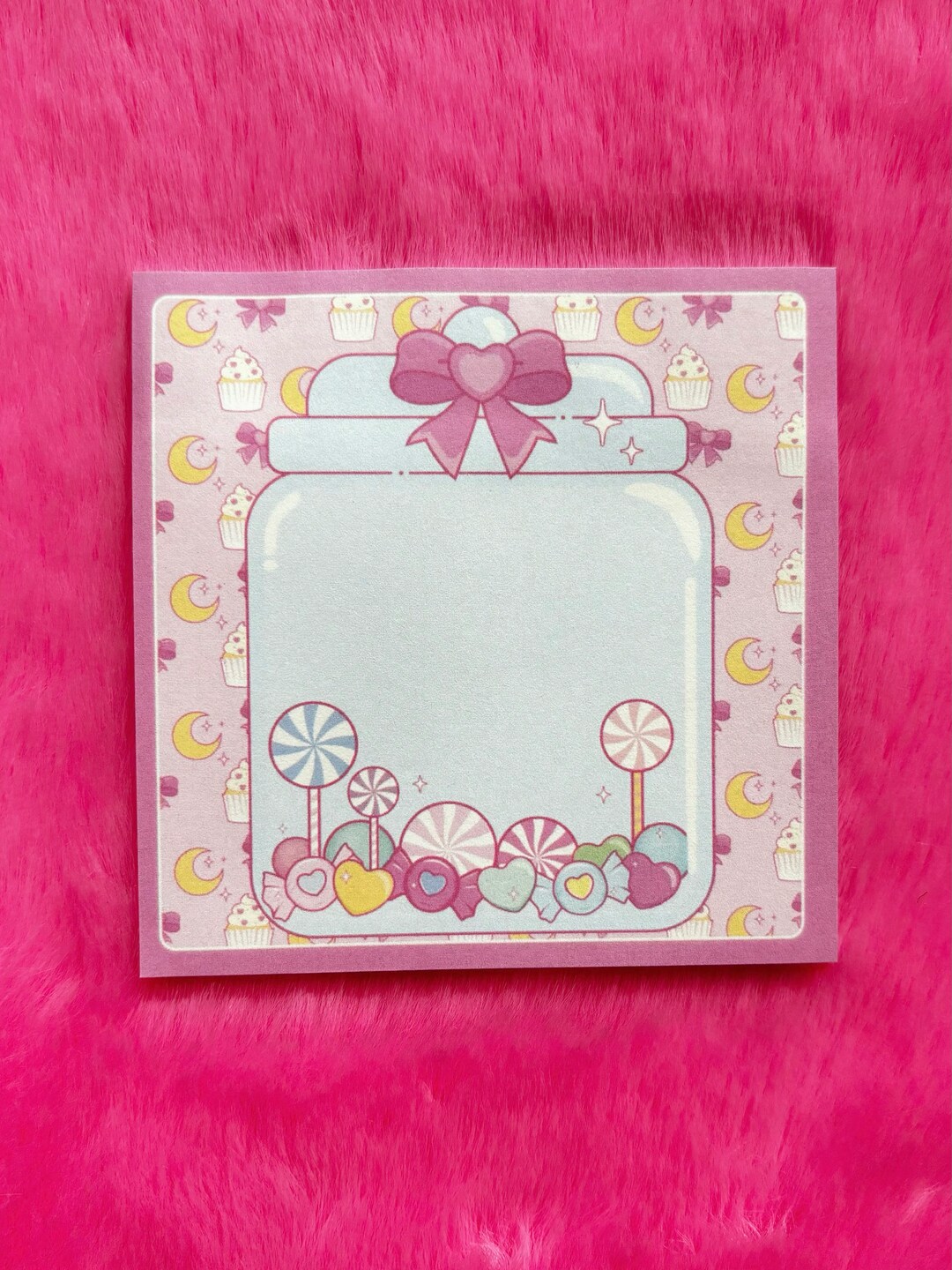 Kawaii Candy Jar Sticky Notes - Etsy