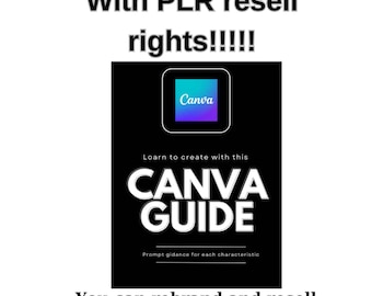 Canva Anleitung mit Weiterverkaufsrecht